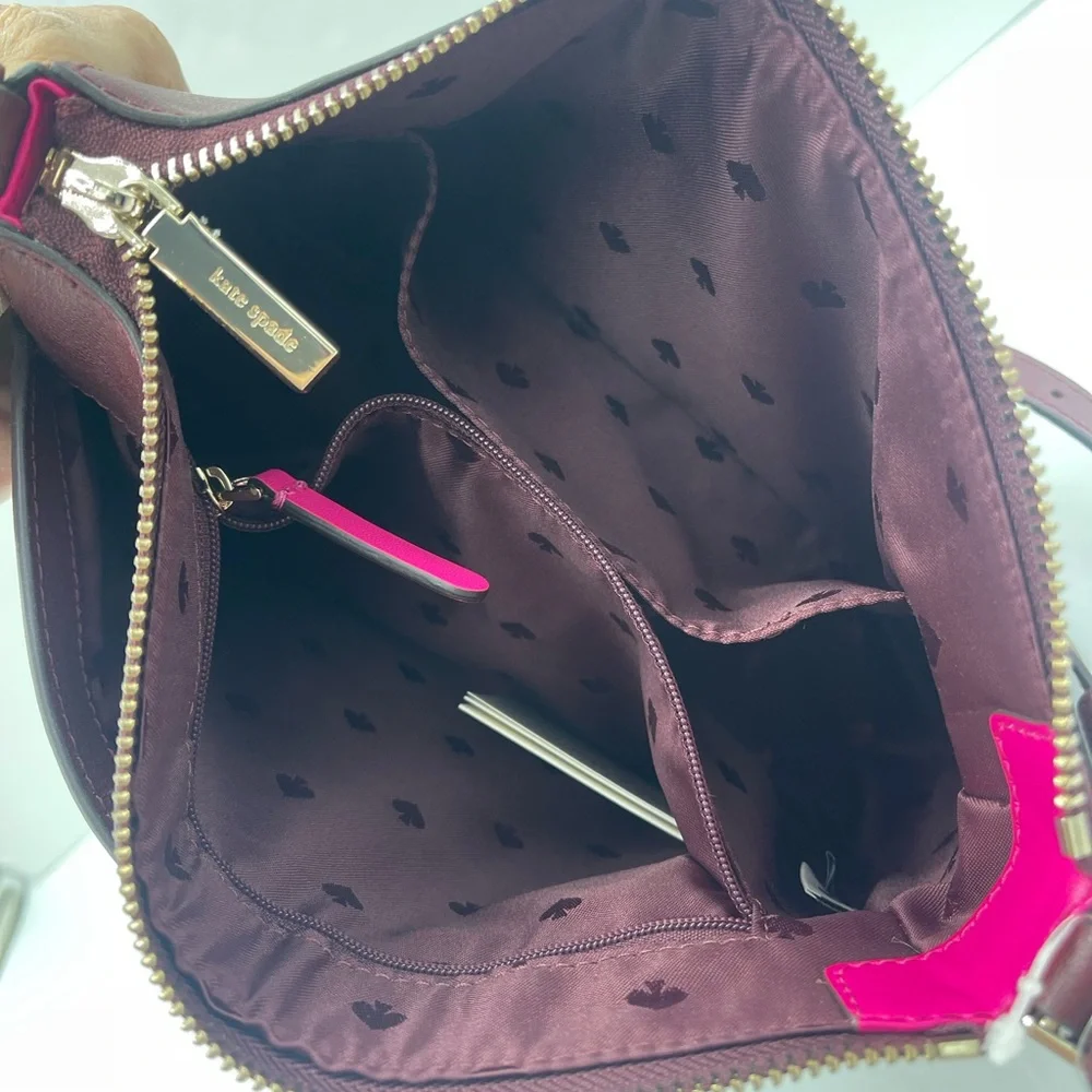 Kate Spade New York Adel medium top zip crossbody satchel
Cherrywood
NWT - Picture 5 of 16